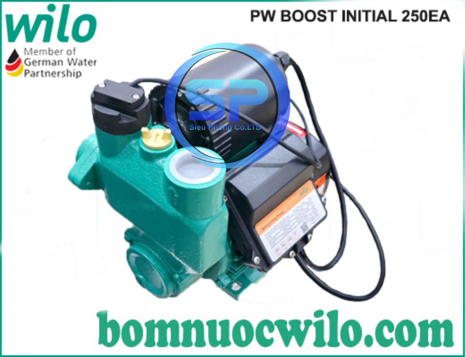 Máy Bơm Đẩy Cao Và Tăng Áp Wilo PW BOOST INITIAL 250EA