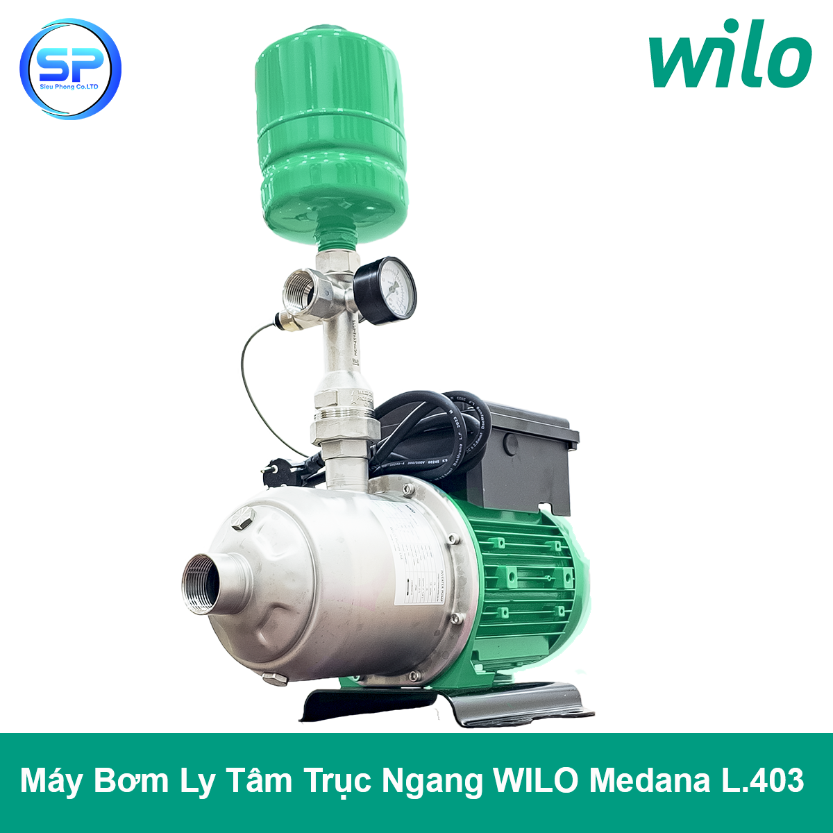 Bơm tăng áp nước nóng Wilo