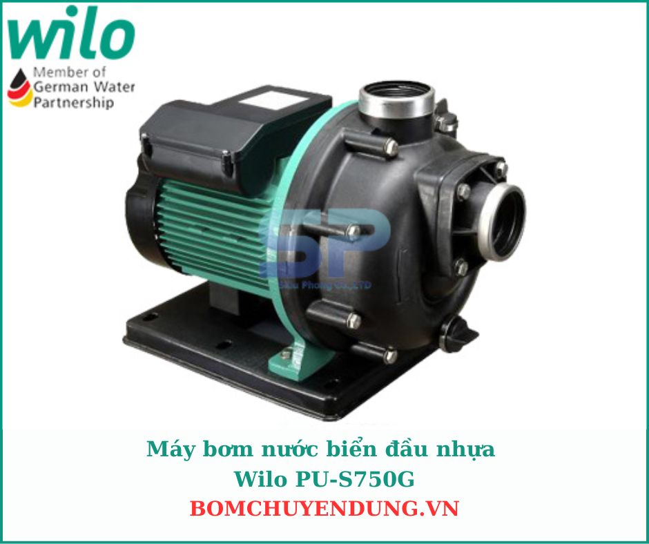 may-bom-nuoc-bien-dau-nhua-wilo-pu-s750g