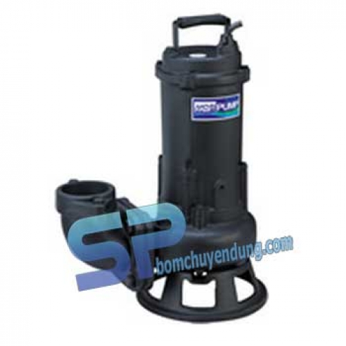 Máy Bơm Chìm Hút Nước Thải Rác Gang Đúc HCP 80(100)AFP27.5 10HP