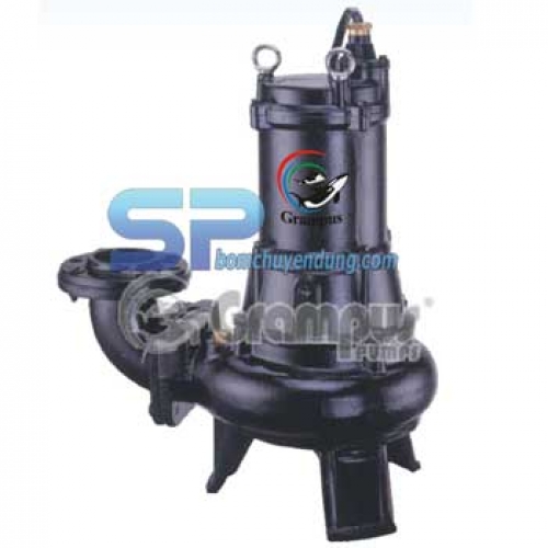 Máy bơm chìm công nghiệp hút bùn loãng và rác thải Grampus AS-353N 5HP