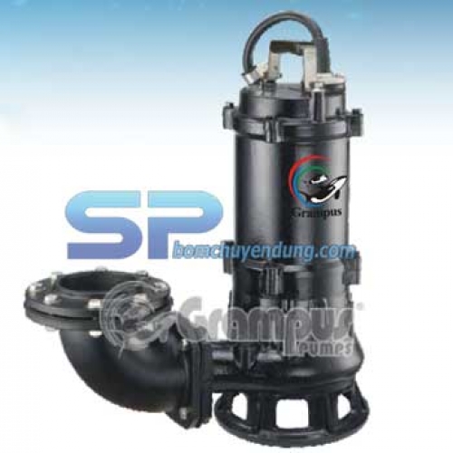 Máy bơm chìm công nghiệp hút bùn loãng và rác thải Grampus BS-3754 7.5HP