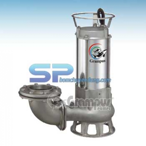 Máy bơm chìm công nghiệp Inox Grampus P-3754 7.5HP