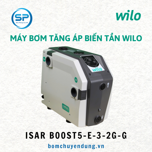 Máy bơm tăng áp biến tần Wilo ISAR BOOST5-E-3-2G-G