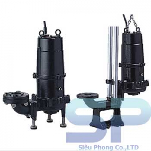 Máy bơm chìm nước thải có cánh nghiền rác Tsurumi TOS32MG21.5 1.5Kw