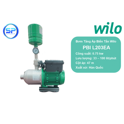 Máy bơm tăng áp biến tần Wilo PBI-L203EA