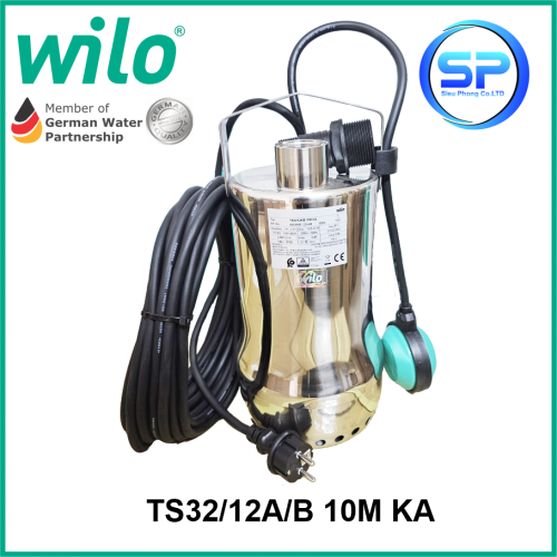 MÁY BƠM NƯỚC THẢI WILO TS 32/12A/B 10M KA
